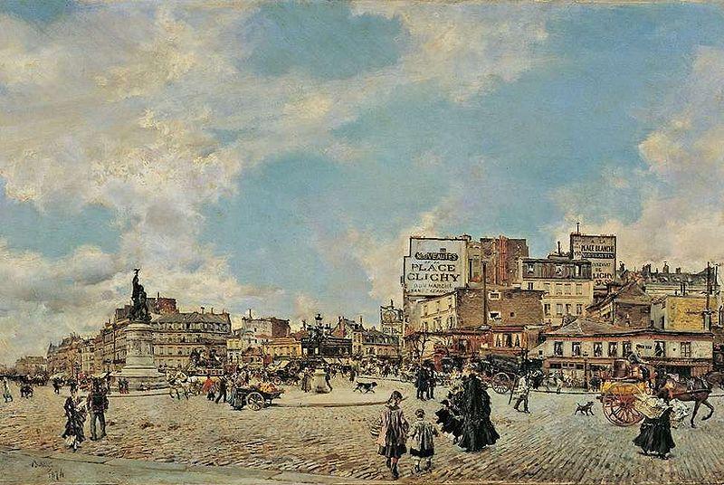 Giovanni Boldini Place Clichy oil painting picture